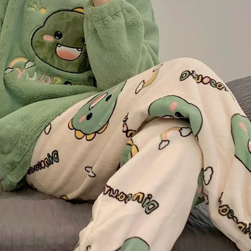 Bear Print Pajama Pants
