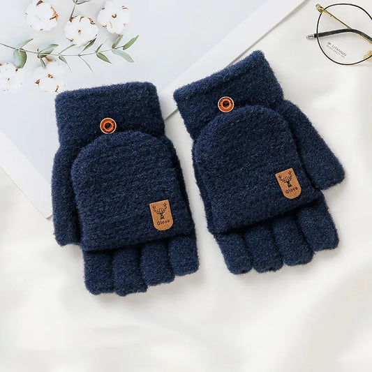 Soft Flip Mittens Gloves