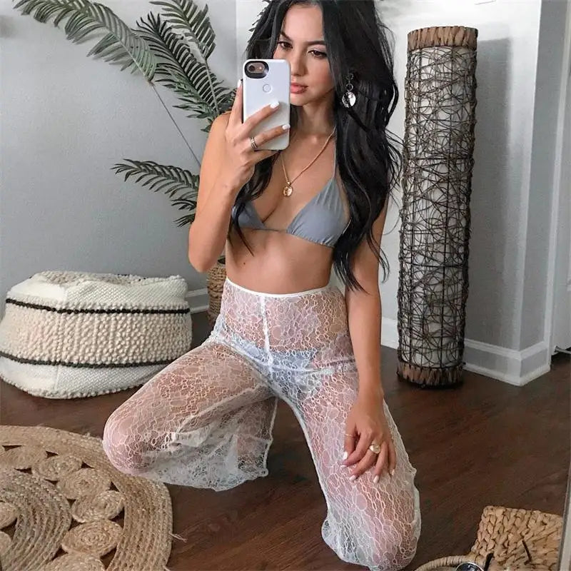 High Waisted See Through
