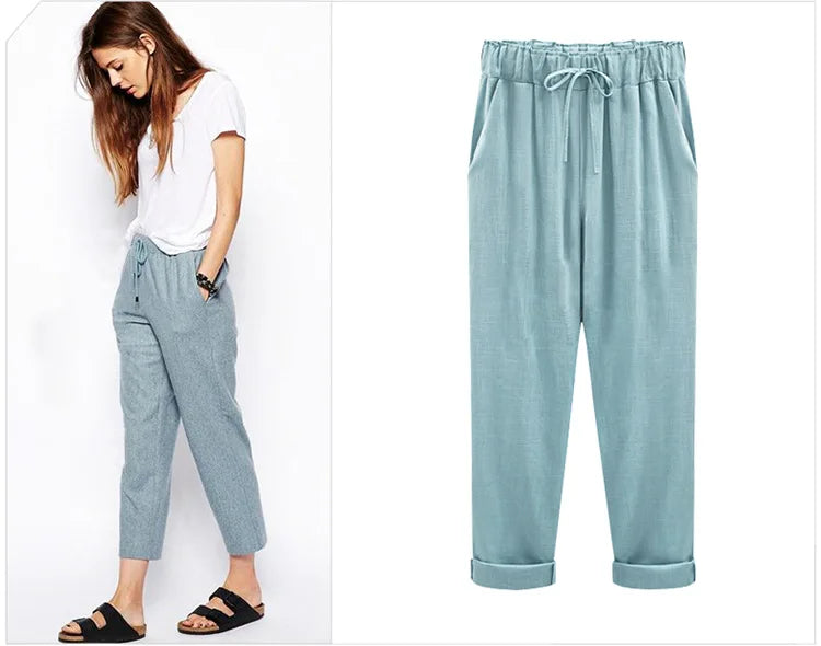 Casual High Waist Pants