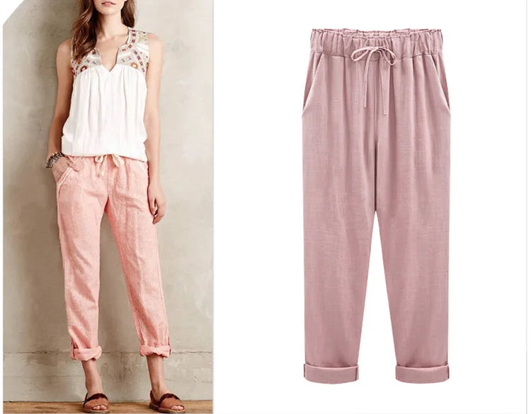 Casual High Waist Pants