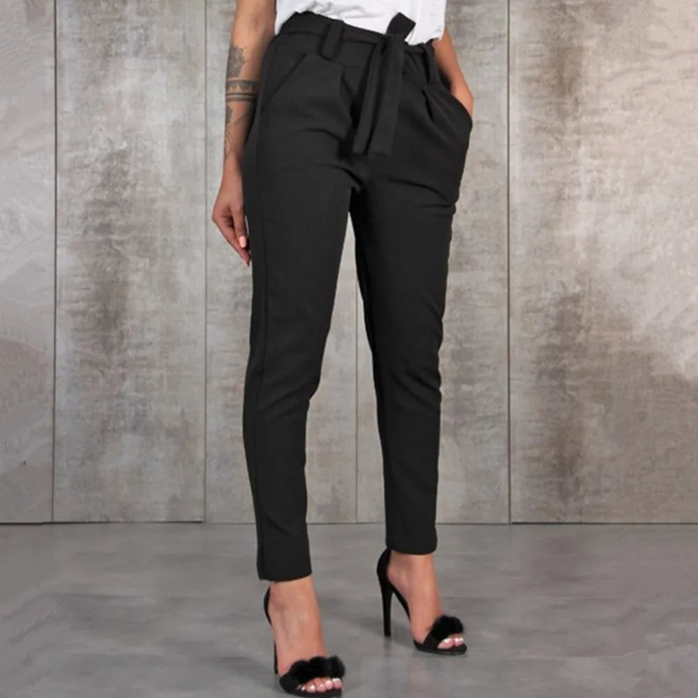 High Waist Khaki Pants