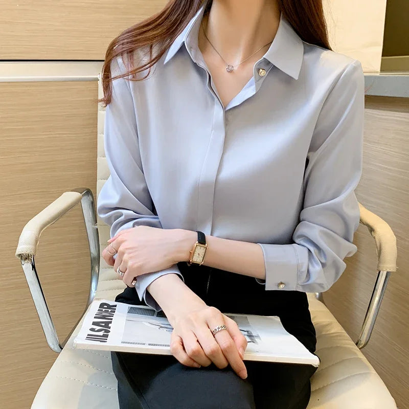Silk Long Sleeve Shirts