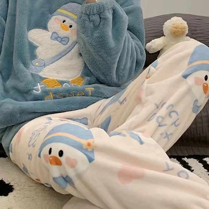 Bear Print Pajama Pants
